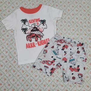 Carters Size 18 Months Kids Pirate Pajama Set